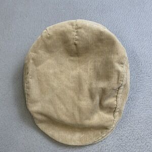 Hatterdashery Hat Mens Corduroy Adjustable Lined Custom Made Front Snap Tan